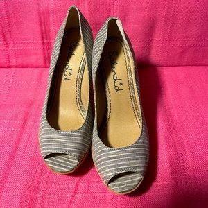 Cute splendid denim shoes